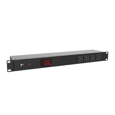 AC Rack Mount PDU Overview with power measurement meter