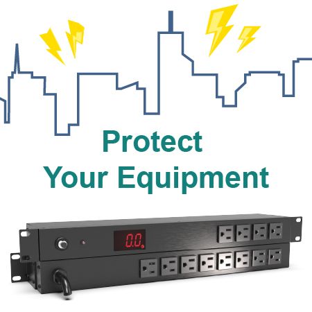 서지 보호가 있는 계량 PDU