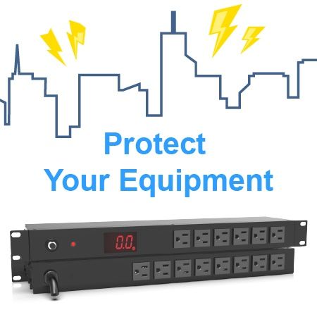 Измерительный PDU с защитой от перенапряжения