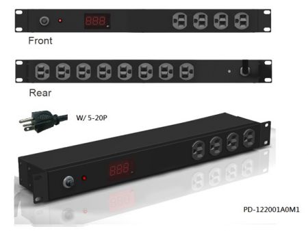 14 خروجی با پلاگ 5-20P و متر آمپر