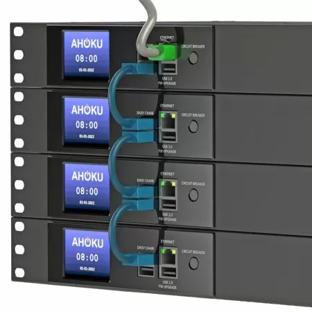 Daisy-Chain-PDUs verfügen über zentrale Überwachungs- und Steuerungsfunktionen