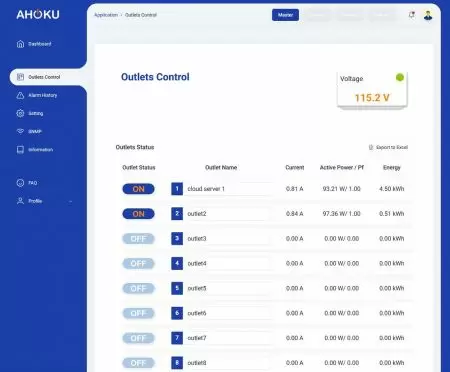 Intelligente PDU mit Steuerung der Steckdosen für flexibles Energiemanagement