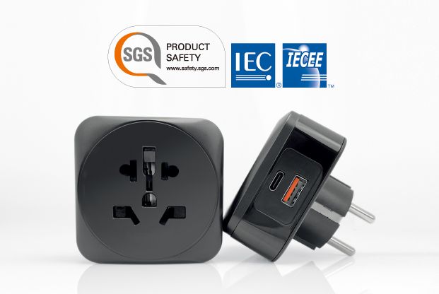 Adaptador de Viagem EU de 3 Pinos com Carregamento Rápido de 20W PD
Mundo para Europa