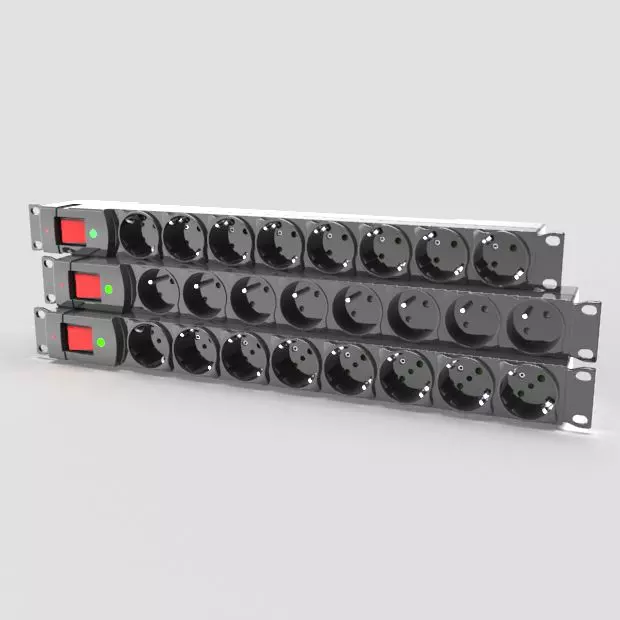 محول الطاقة EU/US Rack PDU