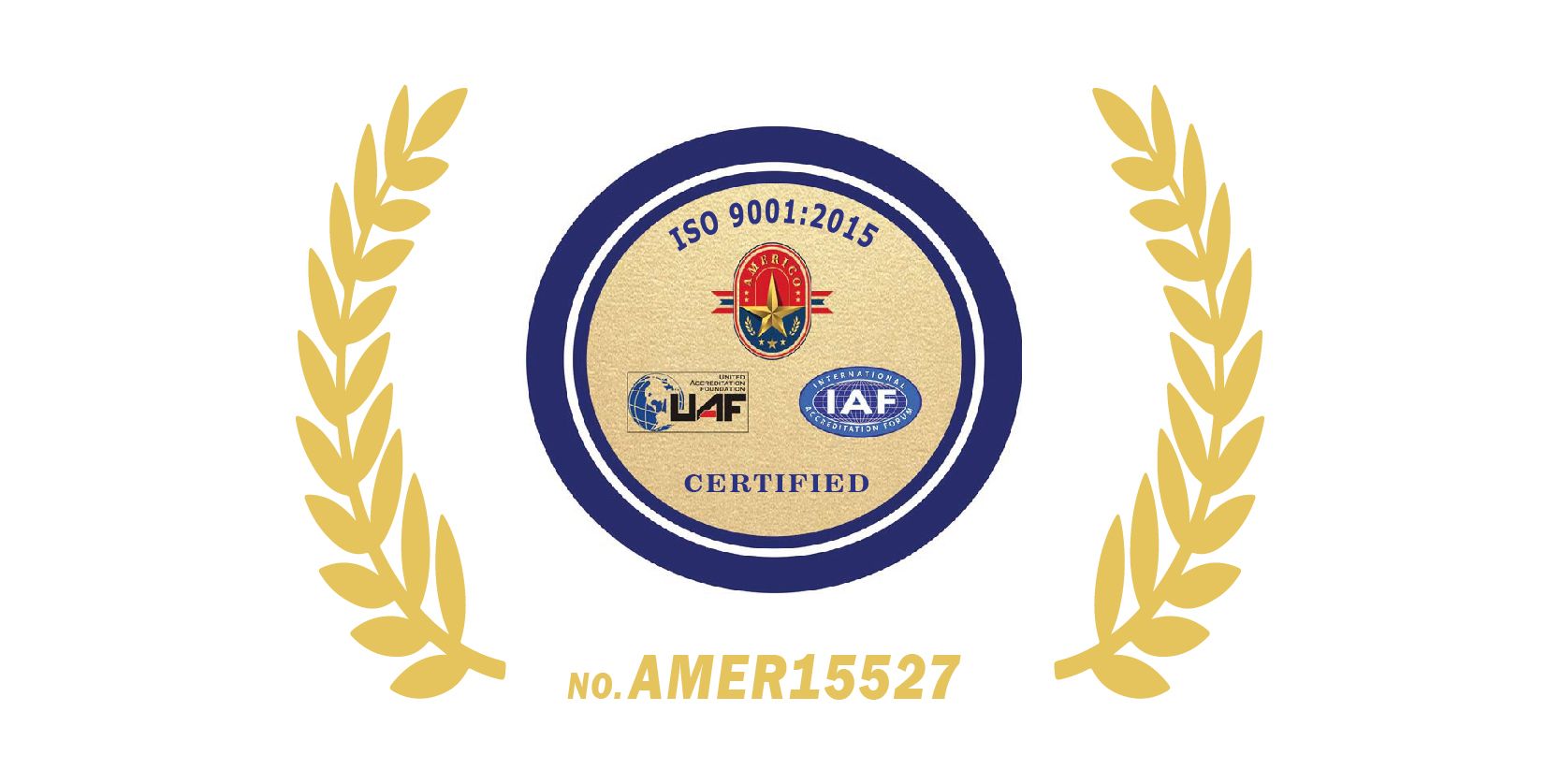 ISO Certificate 9000:2015