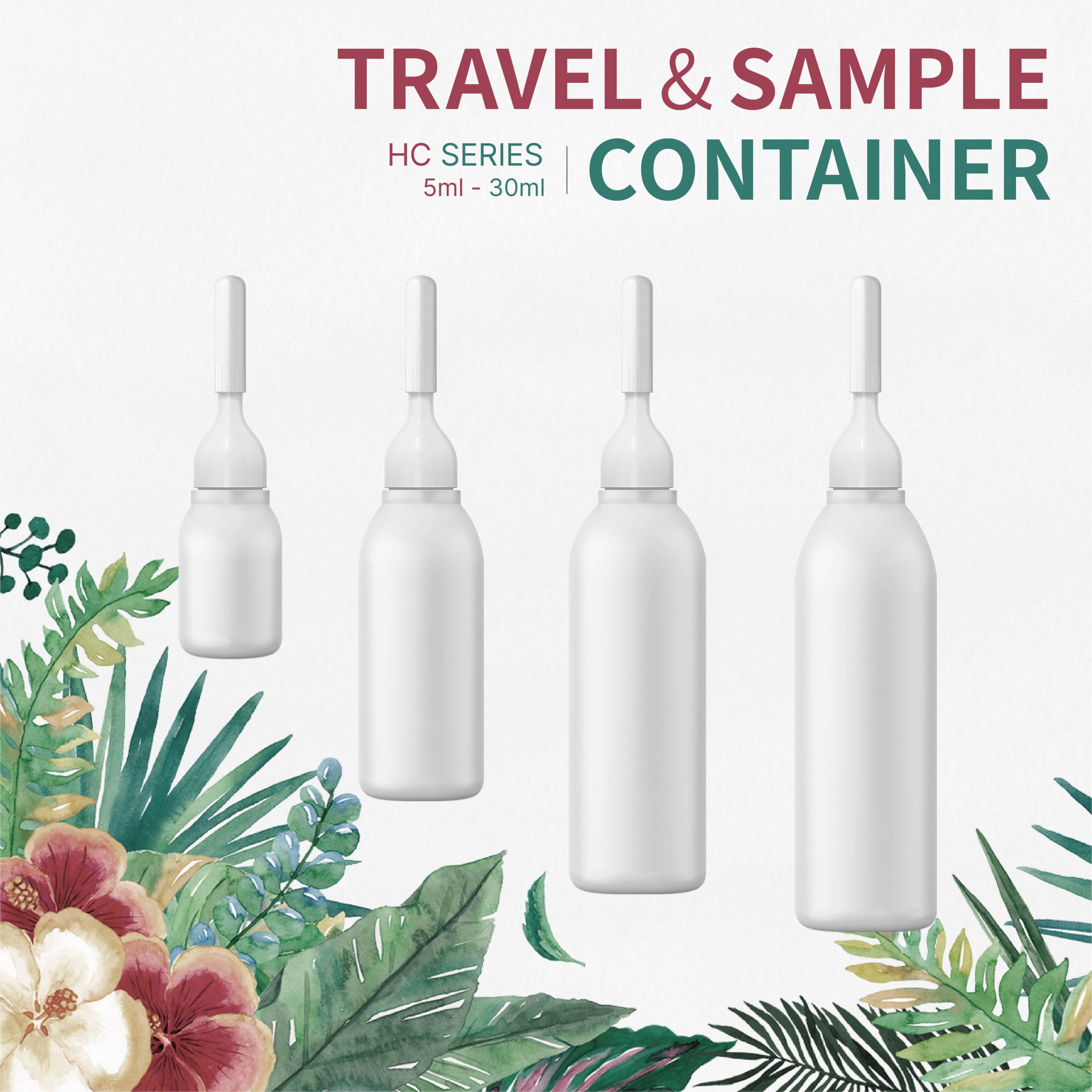 Botella de viaje de ampolla Boston LDPE, Embalaje de productos cosméticos  - Fabricante de botellas de plástico