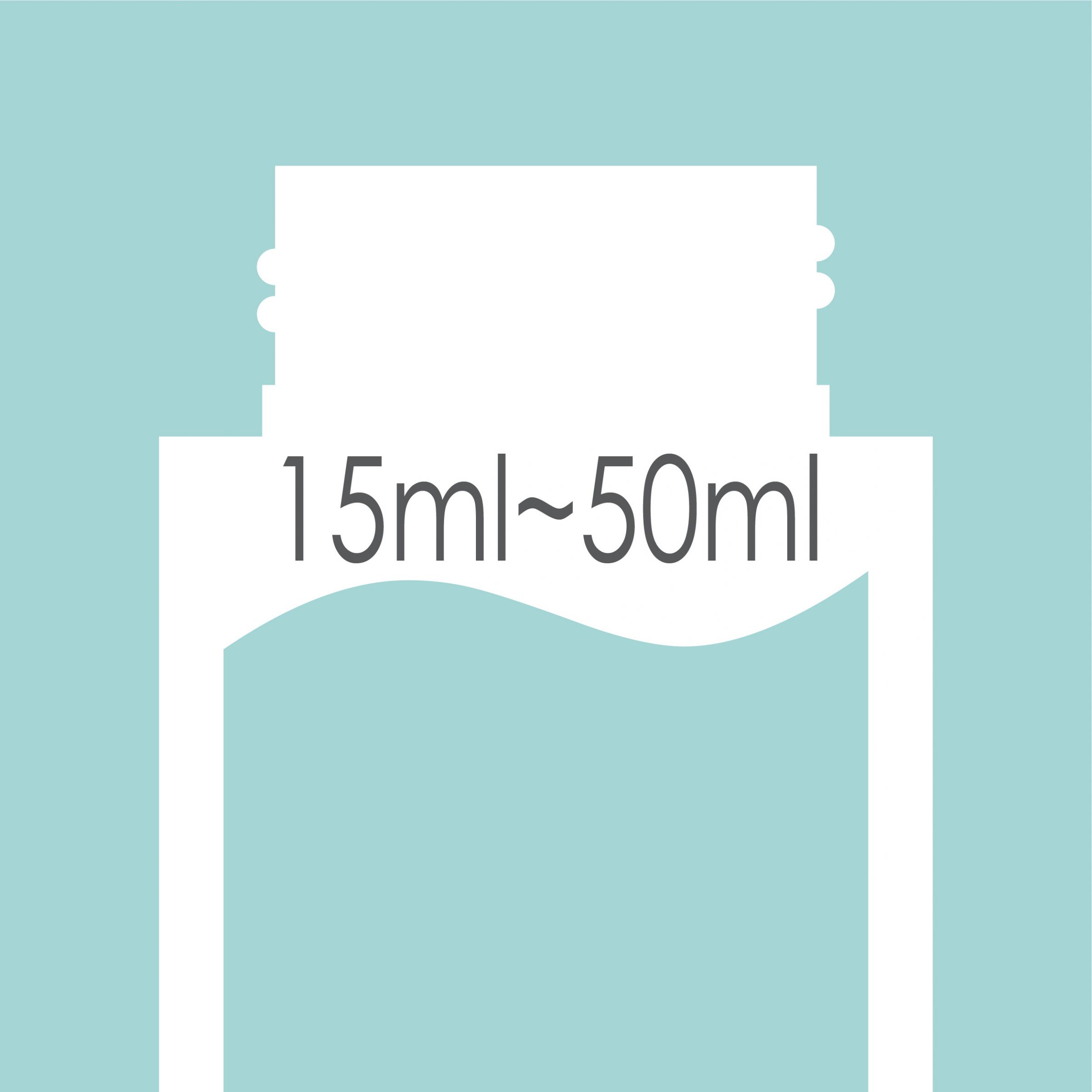 Capacité de 15 ml - 50 ml Bouteille