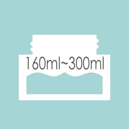 151ml - 300ml Jar - Capacity 151ml - 300ml Jar