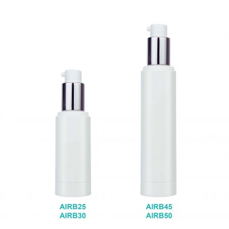 White Airless Pump Bottle AIRB.
