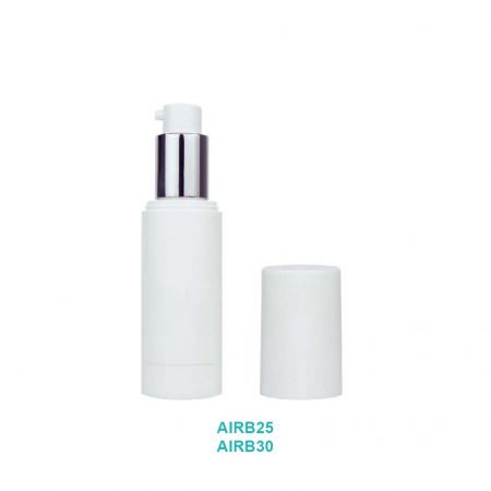 30ml weiße Airless-Pumpflasche