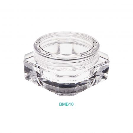 10ml Diamond Clear Jar - 10ml Diamond Clear Jar