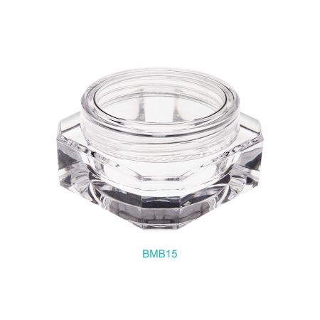 15ml Diamond Clear Jar - 15ml Diamond Clear Jar