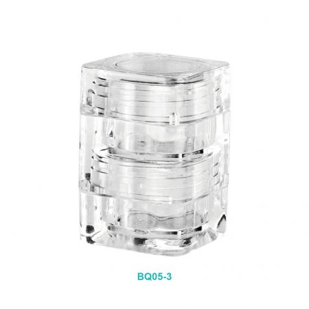 Jar Stackable Persegi 5ml - Jar Stackable Persegi 5ml