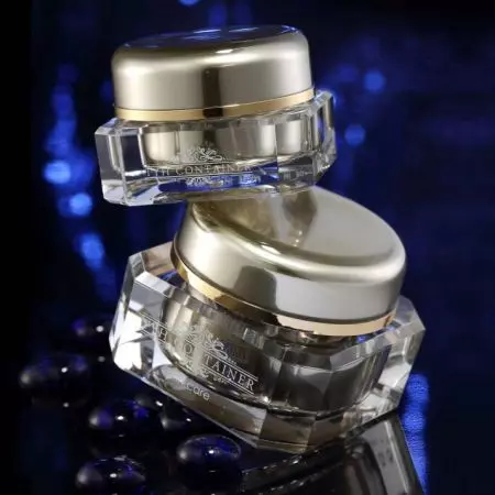 Diamond-shaped Acrylic Cream Jars - PMMA Cream Jar