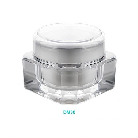 30ml Acrylic Diamond Cream Jar