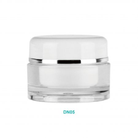 5ml Acrylic Round Cream Jar - 5ml Acrylic Round Cream Jar
