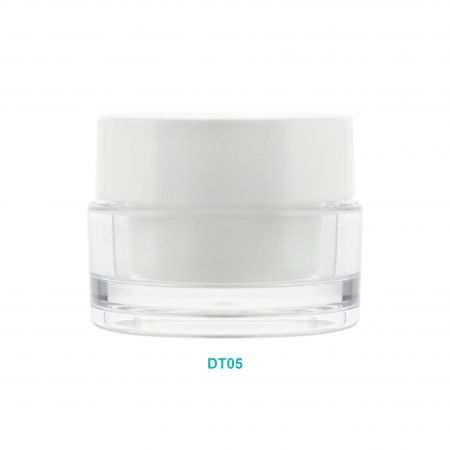 ถ้วยครีมรูปกลม 5 มิลลิลิตร ทำจากอะคริลิค - ถ้วยครีมรูปกลม 5 มิลลิลิตร