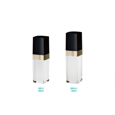 PMMA Square Cosmetic Bottle ER SIZE.