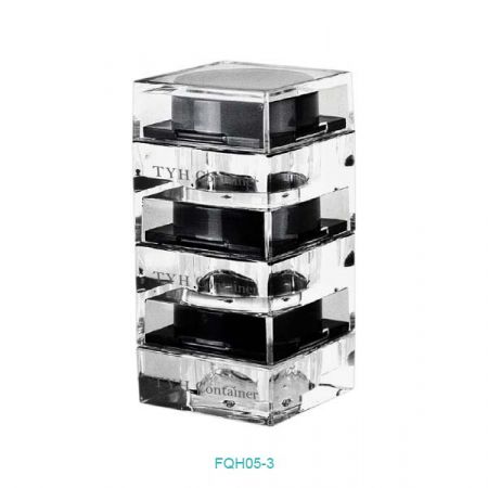 10ml Square Loose Powder Stackable Jar