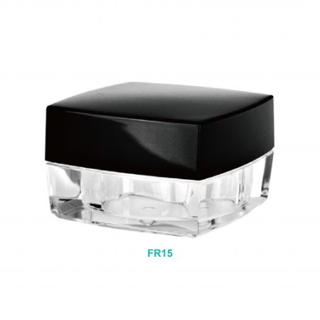 15ml 壓克力方形乳霜盒 - 15ml 壓克力方形乳霜盒