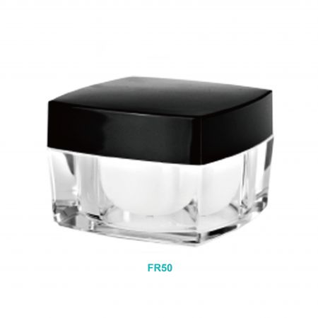 50ml Acrylic Square Cream Jar