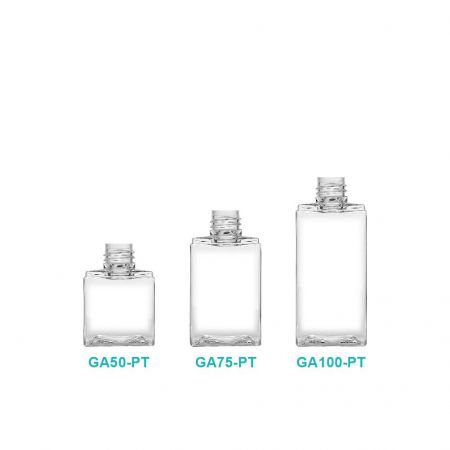 زجاجة مستحضرات تجميل مستطيلة من PETG GA-PT.