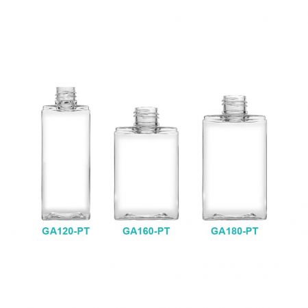 PETG Rectangle Cosmetic Bottle GA-PT.