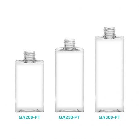 PETG Rectangle Cosmetic Bottle GA-PT.