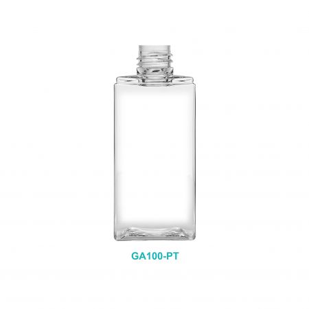 100ml PETG Rectangle Bottle - 20/410 100ml PETG Rectangle Bottle