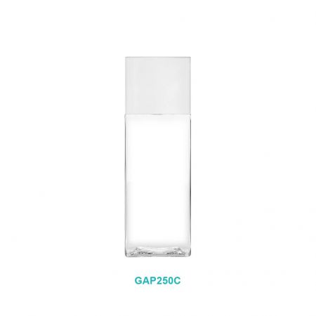 Bottiglia shampoo rettangolare da 250 ml