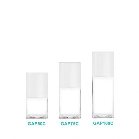 زجاجة تجميل مستطيلة من PETG GAPC.