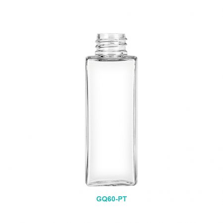 Bottiglia rettangolare PETG da 60 ml