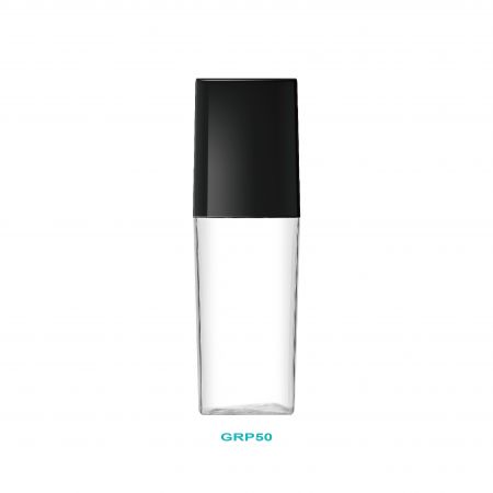 50ml Square Arc Cosmetic Bottle - 50ml Square Arc Cosmetic Bottle