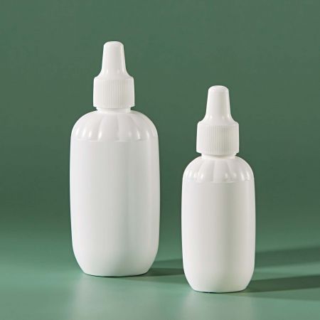 Botella redonda de ampolla de LDPE