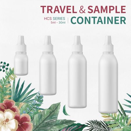 LDPE Boston Ampoule Bottle with Nozzle Plug Travel Bottle - LDPE Boston Ampoule Bottle with Nozzle Plug Travel Bottle