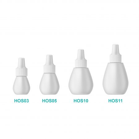 LDPE Oval Ampoule Travel Bottle with Nozzle Plug