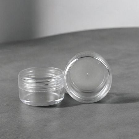 SAN Round Color Cosmetic Jar - SAN Round Color Cosmetic Jar