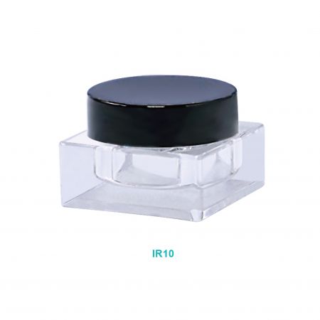 10ml PET Square Jar - 10ml PET Square Cream Jar