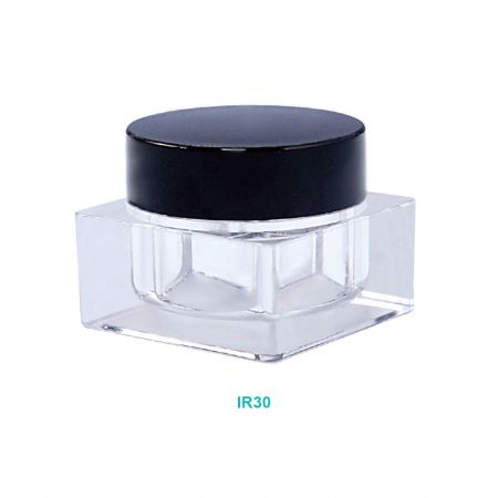 30ml PET Square Jar - 30ml PET Square Cream Jar