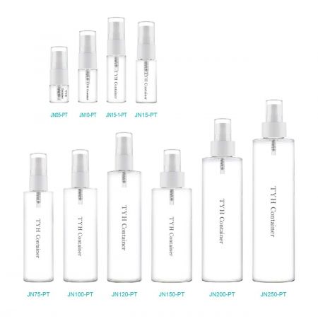 Bottiglia cosmetica in PETG