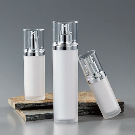壓克力圓柱形乳液瓶 - PMMA 圓柱形乳液瓶