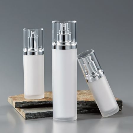 PMMA Cylindrical Cosmetic Bottle