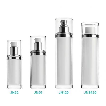 PMMA Cylindrical Cosmetic Bottle JN SIZE.