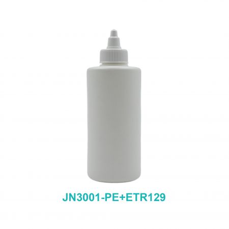 زجاجات قابلة للعصر سعة 300 مل مع أغطية فوهة يوركر