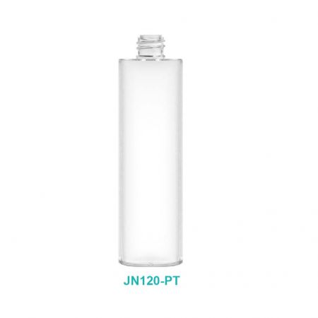Bottiglia tonda in PETG da 120 ml - Bottiglia tonda in PETG da 120 ml con collo da 24/410