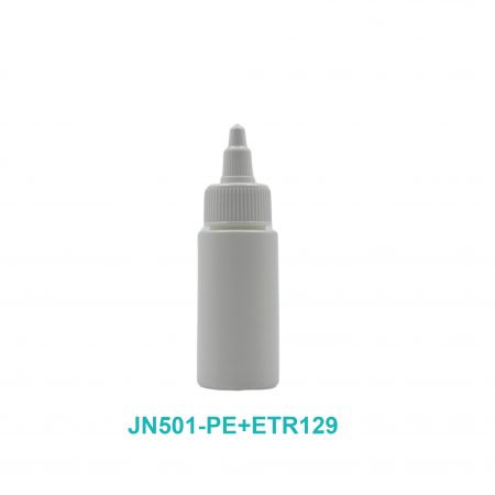 زجاجة ضغط دقيقة بسعة 50 مل من البولي إيثيلين - زجاجة ضغط دائرية بسعة 50 مل مع غطاء مدبب