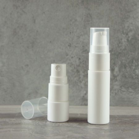 Bottiglia cosmetica cilindrica in HDPE