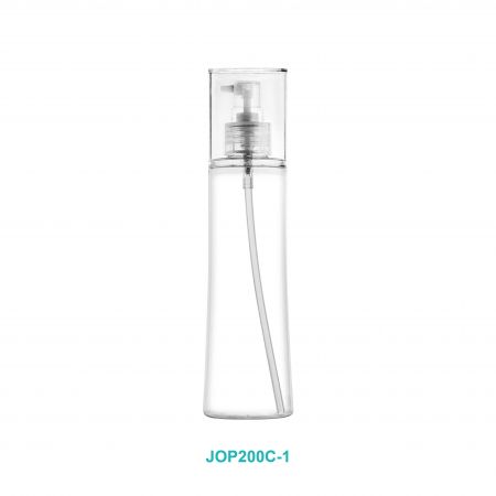 Butelka kosmetyczna o pojemności 200 ml w kształcie owalu - Butelka kosmetyczna 200 ml