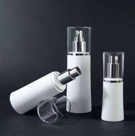 PETG Oval Cosmetic Bottle-Slope Cap