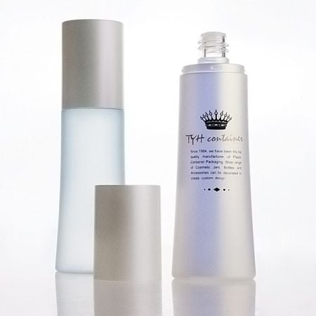 PETG Oval Cosmetic Toner Bottle - PETG Cylindrical Lotion Bottle